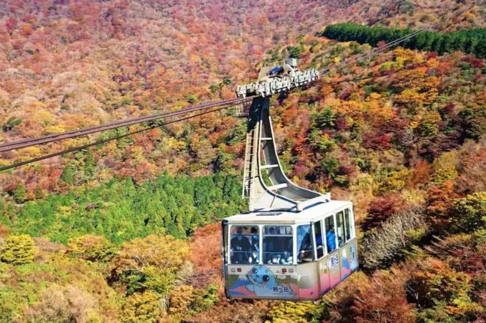 箱根駒ヶ岳纜車展望台眺望蘆之湖