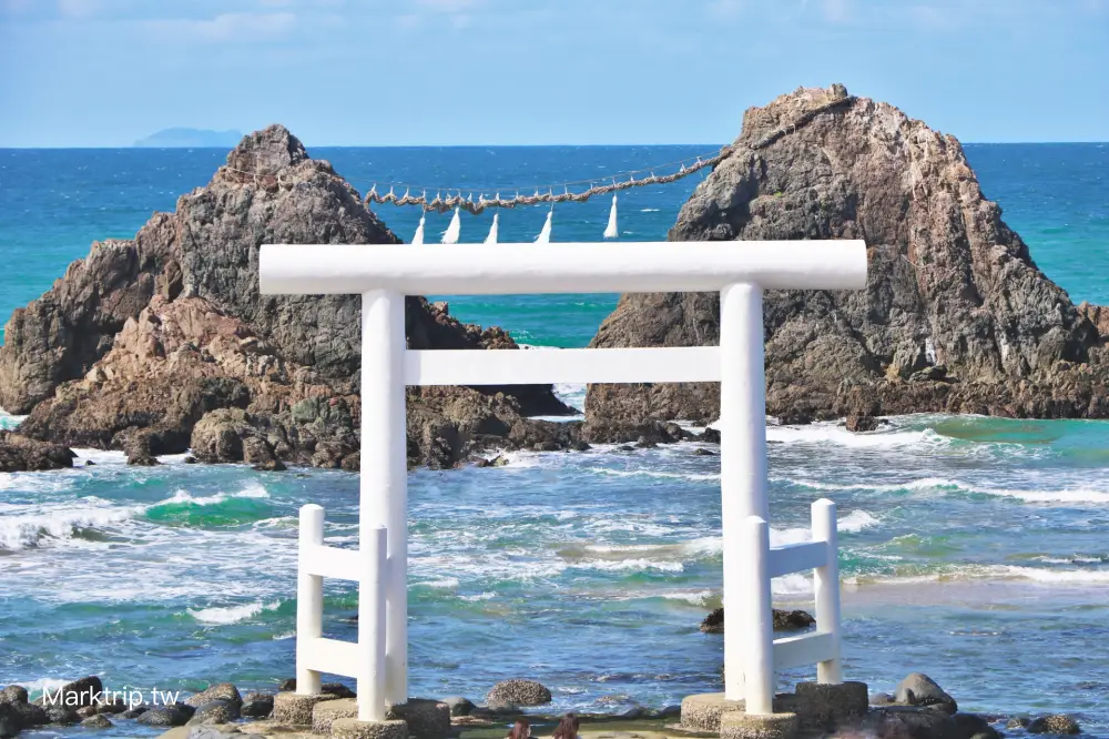 福岡糸島櫻井二見浦海中鳥居與美景