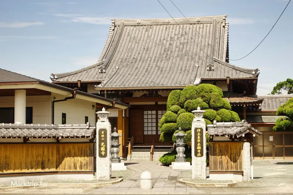 柳川光國寺寺院與庭園，北原白秋長眠所在地