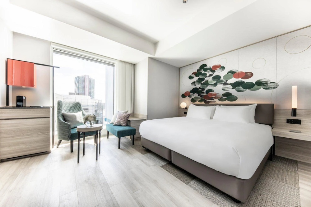 大阪盛泰樂豪華酒店的雙人客房